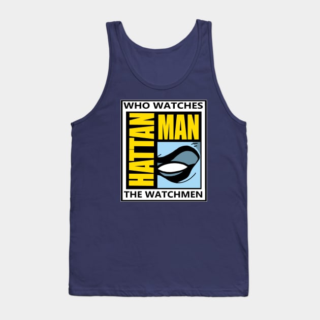 Manhattan Comic Tank Top by queennerdco